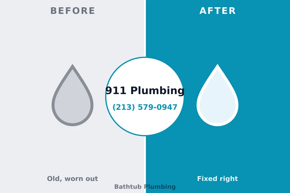 Before and after: plumbing repair Munday, TX